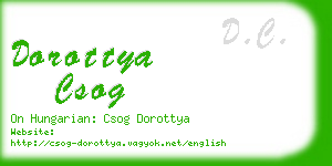 dorottya csog business card